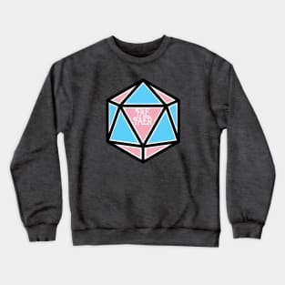 Trans Pronoun Pride D20 Fae/Faer Crewneck Sweatshirt